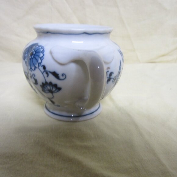 VTG BLUE DANUBE SUGAR BOWL, NO LID, JAPAN, PORCELAIN - Picture 2 of 6